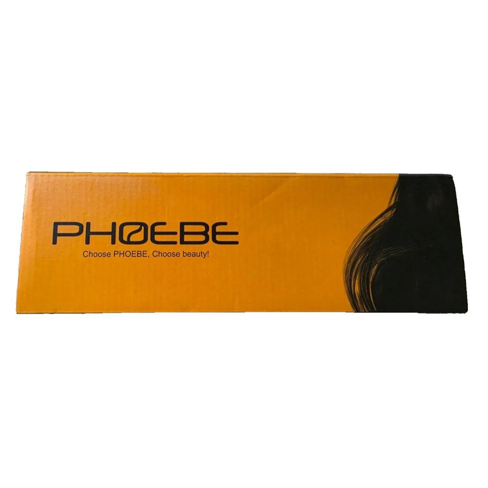 Phoebe Curling Iron Brush Anti-Scald Bristles Instant Heat up Dual Voltage Ceram